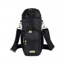 Sachi Crossbody Insulated Bottle Bags - Black