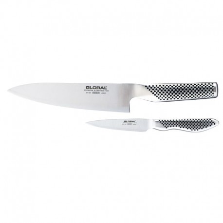 Global Classic 2pc Chef Knife Set