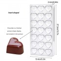 Plastic Chocolate Mould Heart Shaped