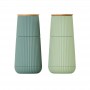 Adhoc Salt & Pepper Mills Set Scape 12.3cm Greens