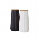 Adhoc Salt & Pepper Mills Set Scape 12.3cm Black and White