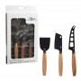 Pizzazz NS Cheese Knives Acacia 3pc Set