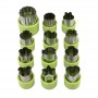 Appetito Fruit & Vegetable Cutters 12pc