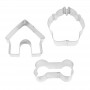 R&M Dog Cookie Cutter Set 3pc