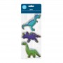 R&M Dinosaur Cookie Cutter Set 3pc