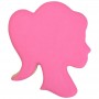 Doll Head Cookie Cutter 9cm (Fuschia)