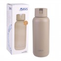 Oasis Ceramic Lined Triple Wall Insulated Moda Bottle - 1L - Latte