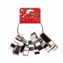 DLine Xmas Cookie Cutter on Ring 9pc