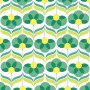 P+D LUNCHEON NAPKINS - GEO FLOWERS - GRE