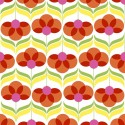 Paper + Design Luncheon Napkins -Geo Flowers Red