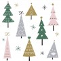 P+D LUNCHEON NAPKINS - NOEL TREES