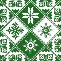 P+D LUNCHEON NAPKINS - TRADITIONS GREEN