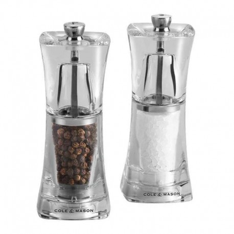 Cole & Mason Crystal Salt & Pepper Mill Set 12.5cm