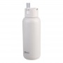 Oasis Ceramic Lined Triple Wall Insulated Moda Bottle - 1L - Alabaster