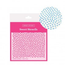 Sweet Sticks Retro Polka Dot Stencil