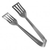 R&M Mini Stainless Steel Serving Tongs - 7 inch