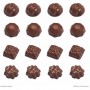 Roberts Chocolate Mould - Assorted Deep Fill Diamond Shapes