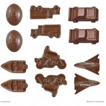 Roberts Chocolate Mould - Cars/Trucks/Planes/Motorbike/Boats