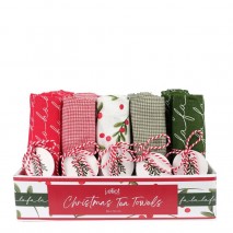 Jingle Gift Multi Tea Towel 50x70cm