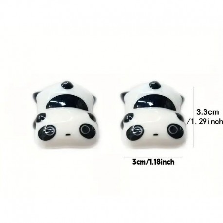 Caeramic Panda Chopstick Rest 1pc