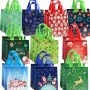 Festive Plastic Tote bag 22x11cm