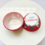 Christmas Themed Baking Cups 100pc Asstd