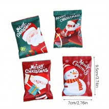 Mini Foil Christmas Candy Bags 7cmx9.5cm