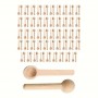 Mini Wooden Condinent Spoon 1pc