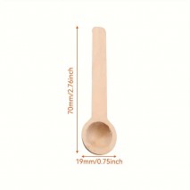 Mini Wooden Condinent Spoon 1pc