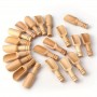 Mini Wooden Spice Scoop 1pc