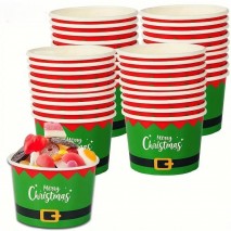 Christmas Elf Disp Desert Cup 1pc