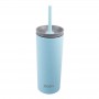 Oasis Super Sipper w Straw 600ml IsBlue