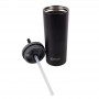 Oasis Super Sipper w Straw 600ml Black