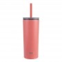 Oasis Super Sipper w Straw 600ml Coral