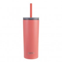 Oasis Super Sipper w Straw 600ml Coral