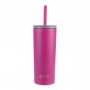 Oasis Super Sipper w Straw 600ml Fuchsia