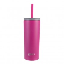 Oasis Super Sipper w Straw 600ml Fuchsia