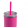 Oasis Super Sipper w Straw 600ml Fuchsia