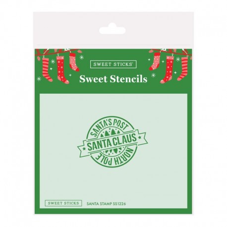 Sweet Sticks Santa Stamp SS1226 Stencil