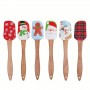 Silicone Spatula 23cm - Christmas Tartan