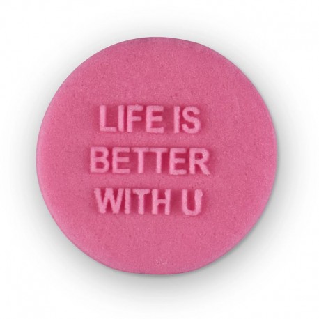 Sweet Sticks Mini Message -  LIFE IS BETTER WITH U