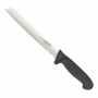 KH Kharve Bread Knife Serrated 20cm - Black