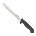 KH Kharve Bread Knife Serrated 20cm - Black