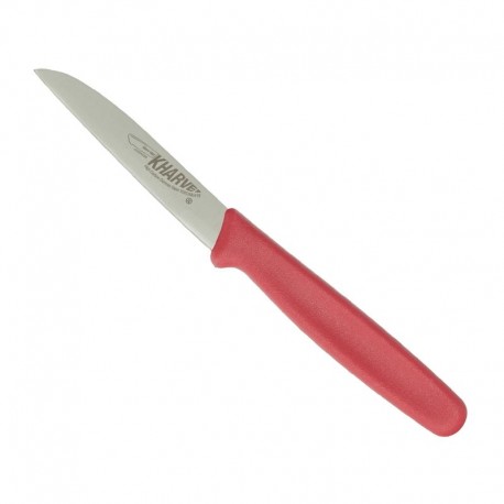 KH Kharve Paring Knife European 8cm - Red