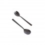 G&T Satin Black Salad Server 2pc