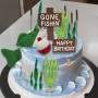 Cake Topper Fishing Themed 17pcs