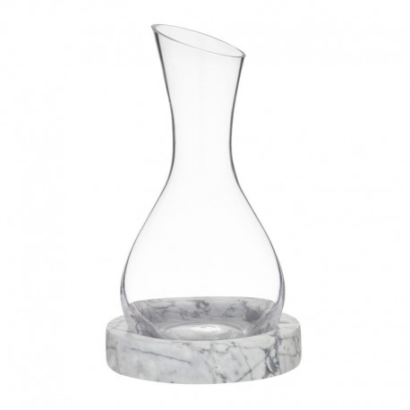 Davis & Waddell Nuvolo Decanter & Marble Base 15x15x30cm/1L