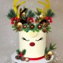 Cake Topper Christmas Reindeer 30pc Set