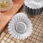 Disposable Alum Fluted Tart 7x1.8cm 50pc