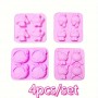 Silicone Mould Sanrio Inspired 4pc Set